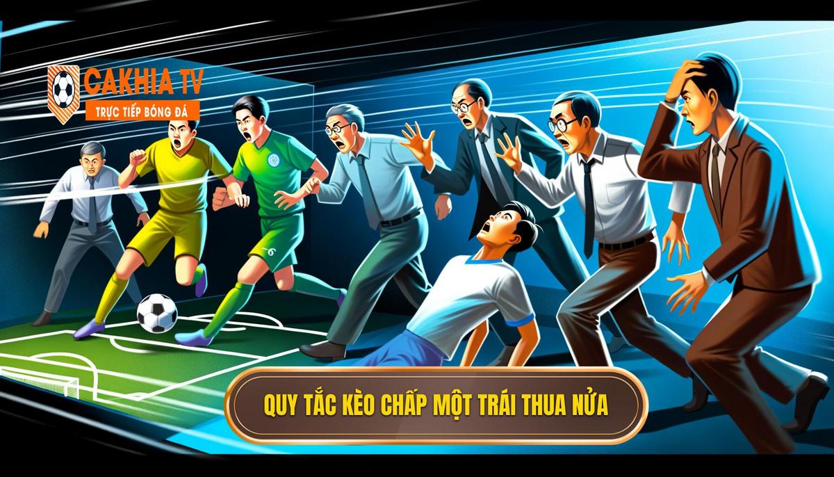 Kèo chấp một trái thua nửa là gì? Cách chơi và kinh nghiệm 4 Quy Tắc Tính Toán Trong Kèo Chấp Một Trái Thua Nửa