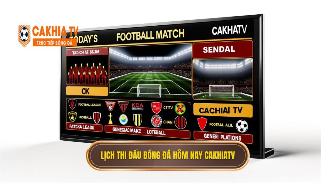Lịch Thi đấu Bóng đá Hôm Nay Tại Cakhiatv Theo Giải đấu