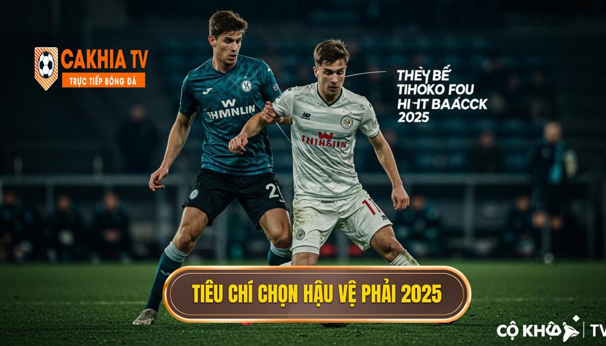 Tiêu Chí Xác Định Hậu Vệ Cánh Phải Xuất Sắc Nhất 2025