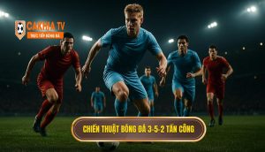 Chiến thuật bóng đá 3-5-2 tấn công