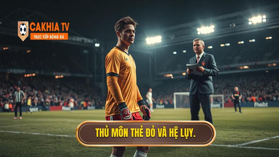 Phân tích kịch bản: Thủ môn bị thẻ đỏ thì ai bắt gôn và hệ lụy chiến thuật