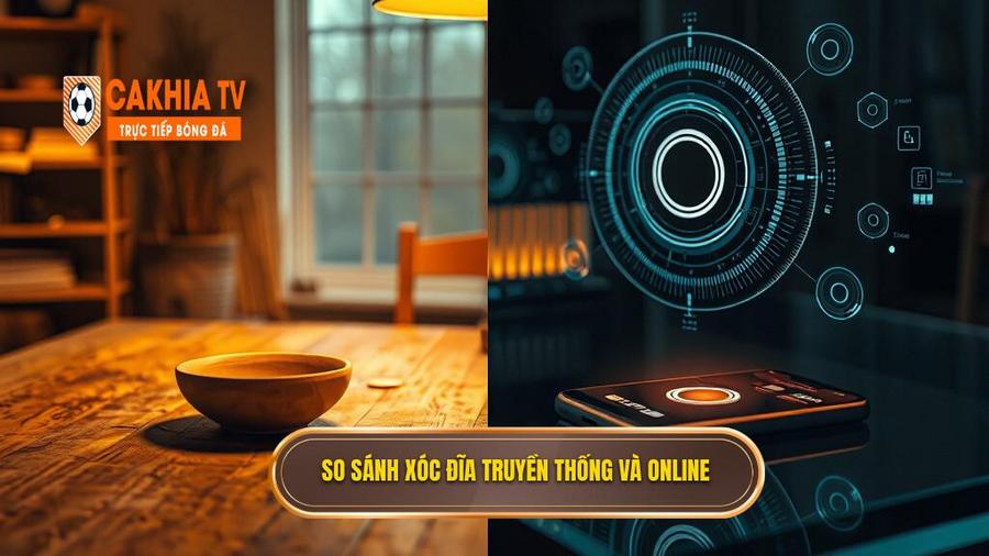 Bảng so sánh: Xóc đĩa truyền thống vs Xóc đĩa Online