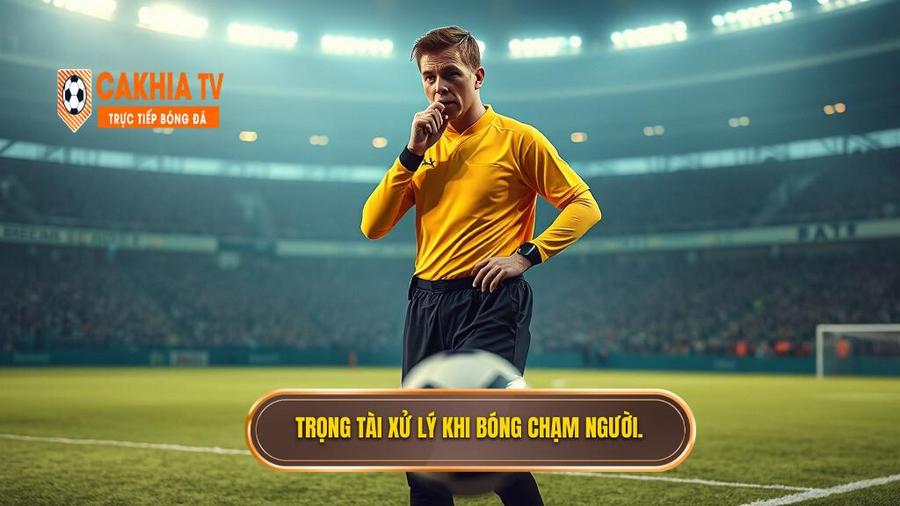 Bóng chạm trọng tài rồi vào lưới có được tính bàn thắng không? Giải mã luật FIFA mới nhất 4 Quy trình xử lý của trọng tài khi bóng chạm người