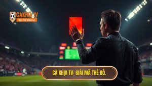 Thẻ đỏ có được thay người không