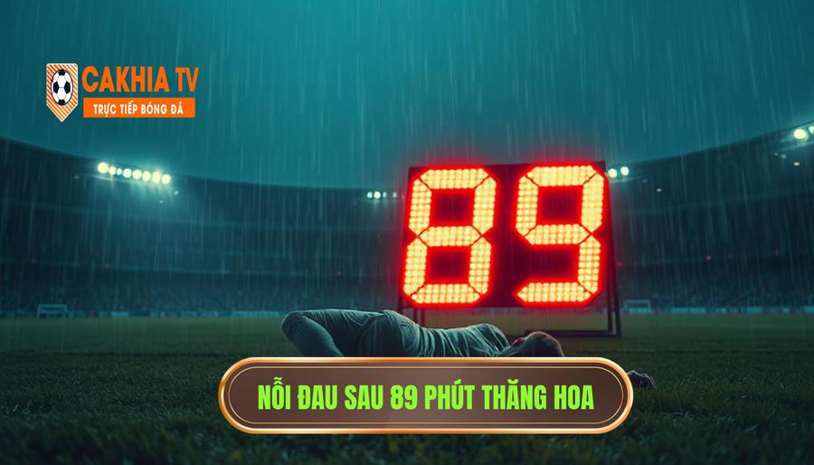 Những yếu tố dẫn đến cái kết đau đớn sau 89 phút thăng hoa