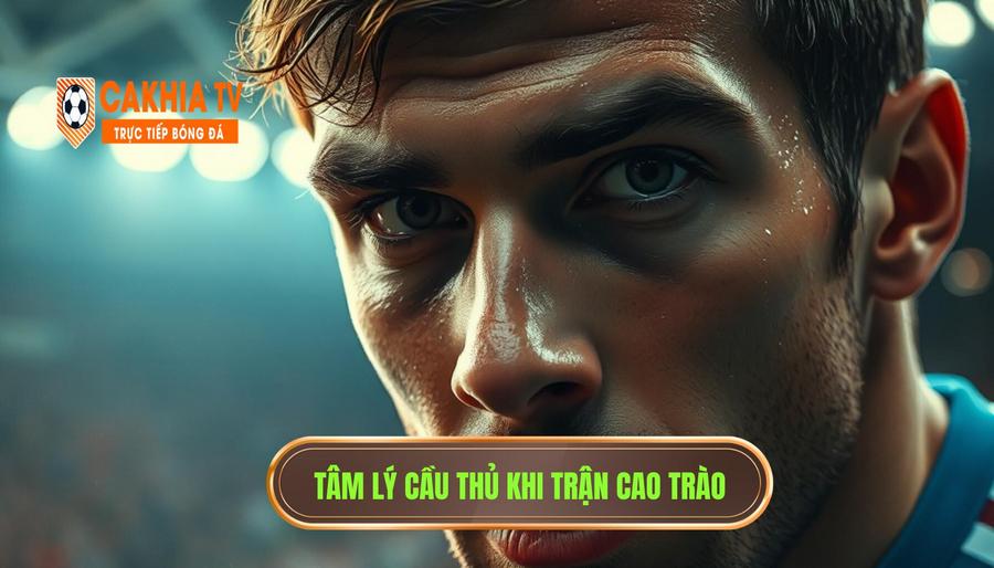 Phân tích tâm lý cầu thủ khi trận đấu vào giai đoạn cao trào